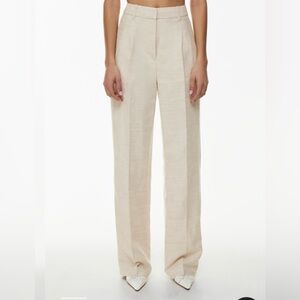 Linen Pant - “Effortless Pant” from ARITZIA, Wilfred brand
